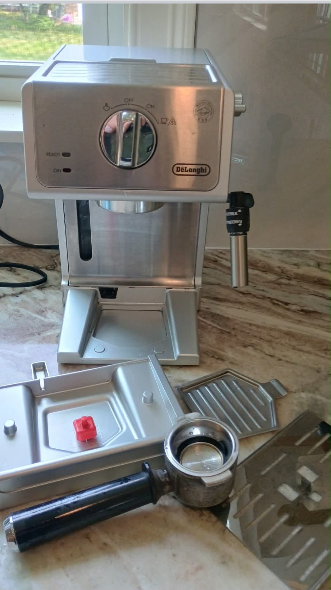 Espresso machine after cleaning by Angel Clean